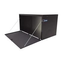 Caixa Ferramenta Com Fechadura Metal Preta 600x535x600mm