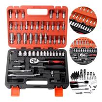 Caixa Ferramenta - Conjunto Ferramentas 53 Peças Aço Vanádio id536