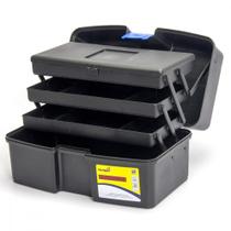 Caixa Ferramenta Polymer 14'' Com 2 Bandejas + 1 Estojo 4043X