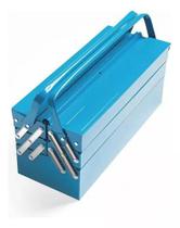 Caixa ferramentas metal 5 gavetas azul tramontina 43800/005