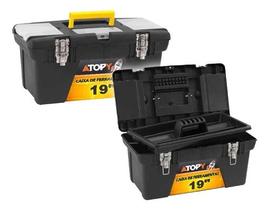 Caixa Ferramentas Organizadora Divisoria Presilha de aço 48x25x23