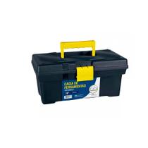 Caixa Ferramentas Plástica Média 20 x 40cm - 16" - Metasul, Tamanho: Média