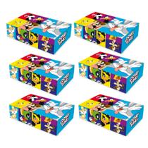 CAIXA FESTCOLOR LOONEY TUNES NEW PARA 6 DOCES - KIT C/6un CAIXA FESTCOLOR LOONEY TUNES NEW PARA 6 DOCES - KIT C/6un