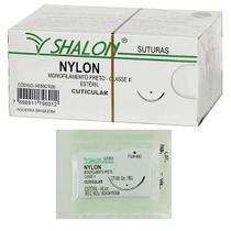 Caixa Fio Nylon N5_0 com Agulha 3 cm Shalon