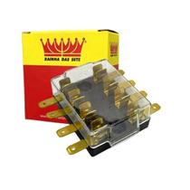 Caixa Fusíveis Para Ford F1000 Até 1989 Trator Cbt 4 Polos