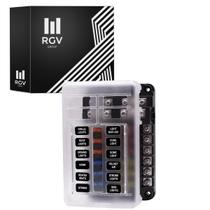 Caixa Fusivel Lamina Universal 12 Vias Com Led Caixa Fusivel Lamina Universal 12 Vias Com Led