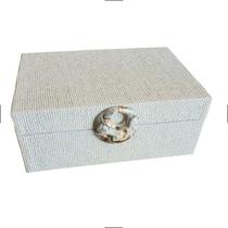 Caixa G Organizadora Decorativa Porta Joias Objetos Multiuso Sintético Pedra Natural Luxo