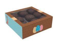 Caixa gaveta c/ visor 9 doces candy colors c/10un ideia embalagem