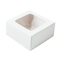 Caixa Gaveta com Visor Nº1 (8cm x 8cm x 4cm) Branca 10 unidades Assk Rizzo Embalagens Caixa Gaveta com Visor Nº1 (8cm x 8cm x 4cm) Branca 10 unidades Assk Rizzo Embalagens