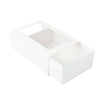 Caixa Gaveta com Visor Nº2 (8cm x 12cm x 4cm) Branca 10 unidades Assk Rizzo Embalagens Caixa Gaveta com Visor Nº2 (8cm x 12cm x 4cm) Branca 10 unidades Assk Rizzo Embalagens