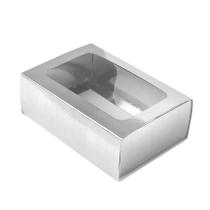 Caixa Gaveta com Visor Nº2 (8cm x 12cm x 4cm) Prata 10 unidades - Assk - Rizzo Embalagens Caixa Gaveta com Visor Nº2 (8cm x 12cm x 4cm) Prata 10 unidades - Assk - Rizzo Embalagens
