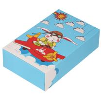 Caixa Gaveta de Páscoa Coelho Aviador - 5 Unidades