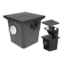 Caixa gordura com cesto grande standard 42lt preta metasul