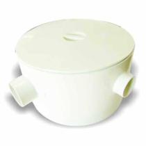 Caixa Gordura Pvc 250x150x75mm Com Tampa - Plastipan, Entrada 75mm, Saída 50mm