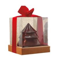 Caixa Gourmet com Borda & Berço - Natal - Kraft - Crystal - 5 UN - Rizzo