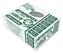 Caixa Grampo Grampeador Papel 106/6 Galvanizado 2500 Grampos