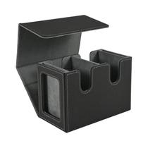Caixa Grande De Dois Andares Para Mais De 140 Cartas Com Capa Simples E 2 Displays Para Comandante,