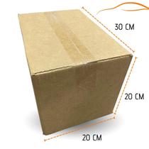 Caixa Grande de Papelão em Kraft 30x20x20 para mudança e organização Kit com 100 unidades Forte e resistente Caixa Grande de Papelão em Kraft 30x20x20 para mudança e organização Kit com 100 unidades Forte e resistente
