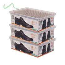 Caixa Grande Para Sapatos Calçados Tênis Ordene Plástico 3 Un Caixa Grande Para Sapatos Calçados Tênis Ordene Plástico 3 Un