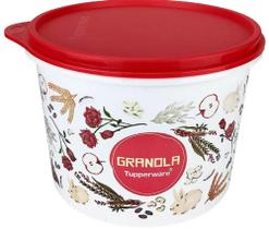 Caixa Granola 1,7L linha Floral Tupperware