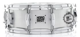 Caixa Hard Beat Groove Aluminum 14x5 HBSA1450 casco em alumínio e 10 afinações canoas inteiriças - Hard Beat Hardware