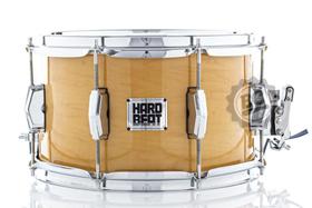 Caixa Hard Beat Maple Shell Natural Lacquer 12x7 com 8 afinações e canoas inteiriças