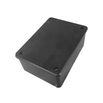 Caixa Hermética 140 x 100 x 60mm Com com fechamento da tampa por parafuso na Cor Preta Ideal Para Proteção Externa Caixa Hermética 140 x 100 x 60mm Com com fechamento da tampa por parafuso na Cor Preta Ideal Para Proteção Externa