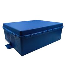 Caixa Hermética Azul Master 43,6x32,6x14cm Multiuso