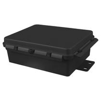 Caixa Hermética Multiuso Mini Prensa Cabos Preta 18 cm x 14 cm x 6,5 cm