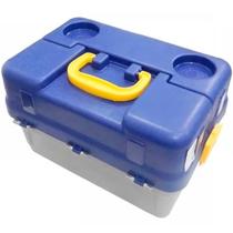 Caixa HI 6BJ-A Cinza Azul (6 bandejas, 35x24x22cm) Caixa HI 6BJ-A Cinza Azul (6 bandejas, 35x24x22cm)