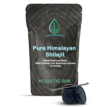 Caixa Holística de Resina Shilajit - Platina Preta - Rica em Minerais