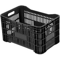 Caixa Hortifruti Plastico Agricola 55cmx36cm 50 Lts - Preto