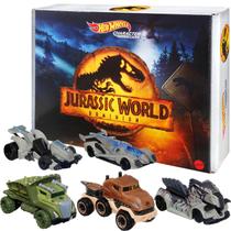 Caixa Hot Wheels - 5 Miniaturas - Jurassic World Dominion - Characters Cars - GYJ92