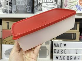 Caixa Ideal 1,4 Litros Translúcida com Tampa Vermelha - Tupperware