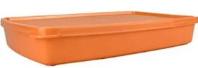 Caixa Ideal 600ml Baixa Laranja Tupperware