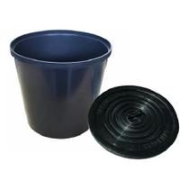 Caixa inspeção de aterramento pvc tipo cone c/tampa