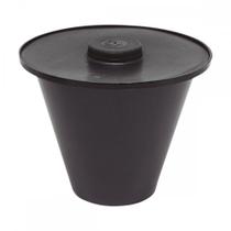 Caixa Inspecao Preta Conica . / Kit C/ 10 Unidades