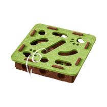 Caixa Interativa Para Gatos Com Arranhador E Quebra-Cabeça Durável Para Gatos De Interior Com