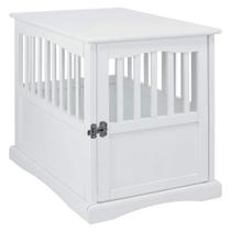 Caixa interna para cães Casual Home Wooden 51x70x61 cm branca