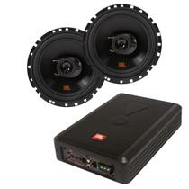 Caixa JBL Ativa Amplificada SW8A-MS 200w + 2 Alto Falantes 6 JBL Flex4 6TRFX55 110 Watts Rms