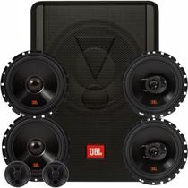 Caixa Jbl Sw8a-ms + 02 Alto Falantes 6 6trfx55 + Kit 2 Vias