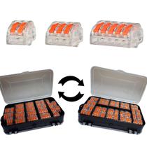 Caixa Kit 65 Conector Emenda Rápida Derivação 2,3, 5 Fios Caixa Kit 65 Conector Emenda Rápida Derivação 2,3, 5 Fios