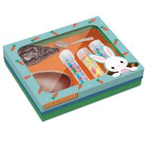 Caixa Kit Confeiteiro Meio Ovo - 150g - Coelhinho Sai da Toca Azul - 1 unidade - Cromus - Rizzo