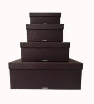 Caixa Kit Retangular Alto Com 4 Peçs.