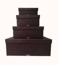 Caixa Kit Retangular Alto Com 4 Peçs.