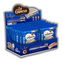 Caixa La Fajor Cookies N Cream LA GANEXA 12 unidades 50g Caixa La Fajor Cookies N Cream LA GANEXA 12 unidades 50g