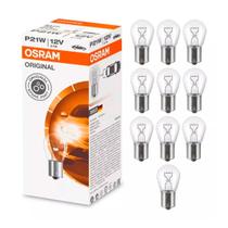 Caixa Lampada 1 Polo BA15s 12v 21w 7506 Halogena Lanterna Freio Automotiva Osram 10 Unidades Caixa Lampada 1 Polo BA15s 12v 21w 7506 Halogena Lanterna Freio Automotiva Osram 10 Unidades
