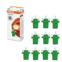 Caixa Lampada Osram Original Line 2722MF B8.5d Halogena 2W 12V Base Plastica MF 10 Unidades