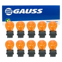 Caixa Lampada PY27 7W Gauss 12V Base Plástica 3157NA 2 Polos Lanterna Seta Pisca 10 Unidades Caixa Lampada PY27 7W Gauss 12V Base Plástica 3157NA 2 Polos Lanterna Seta Pisca 10 Unidades