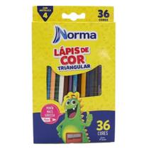 Caixa Lapis Cor Triangular Norma 36 Cores C/apontador Waleu Caixa Lapis Cor Triangular Norma 36 Cores C/apontador Waleu